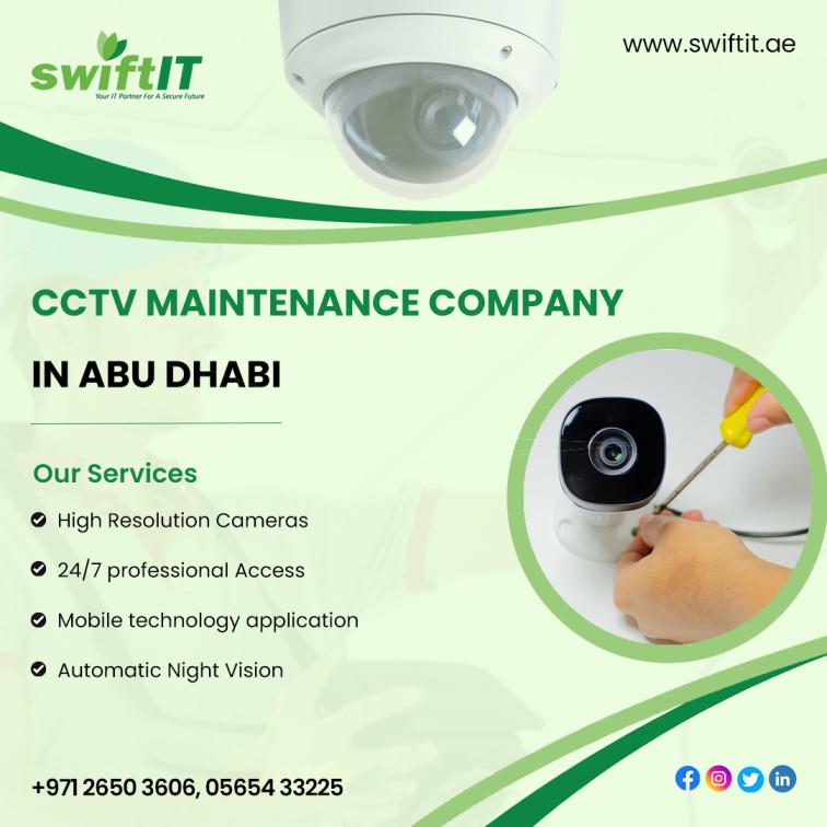 Reliable CCTV Maintenance Services in Abu Dhabi – SwiftIT.ae Reliable CCTV Maintenance Services in Abu Dhabi – SwiftIT.ae