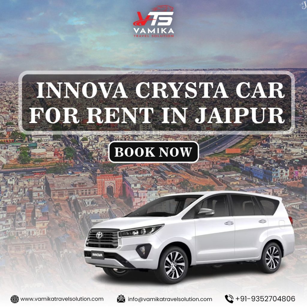 Innova Crysta Hire in Jaipur