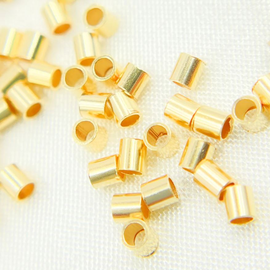 sterling silver crimp bead covers sterling silver crimp bead covers
