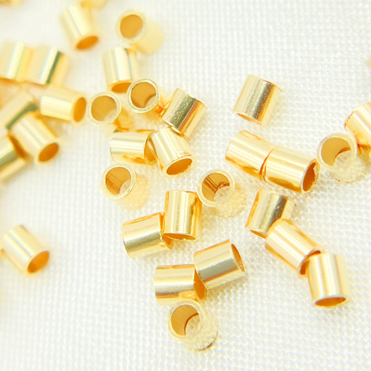 14K Gold Filled Crimps 14K Gold Filled Crimps