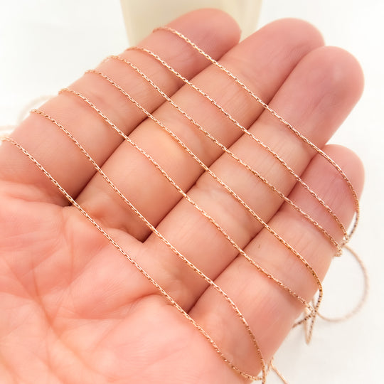 14kt solid gold chain for women