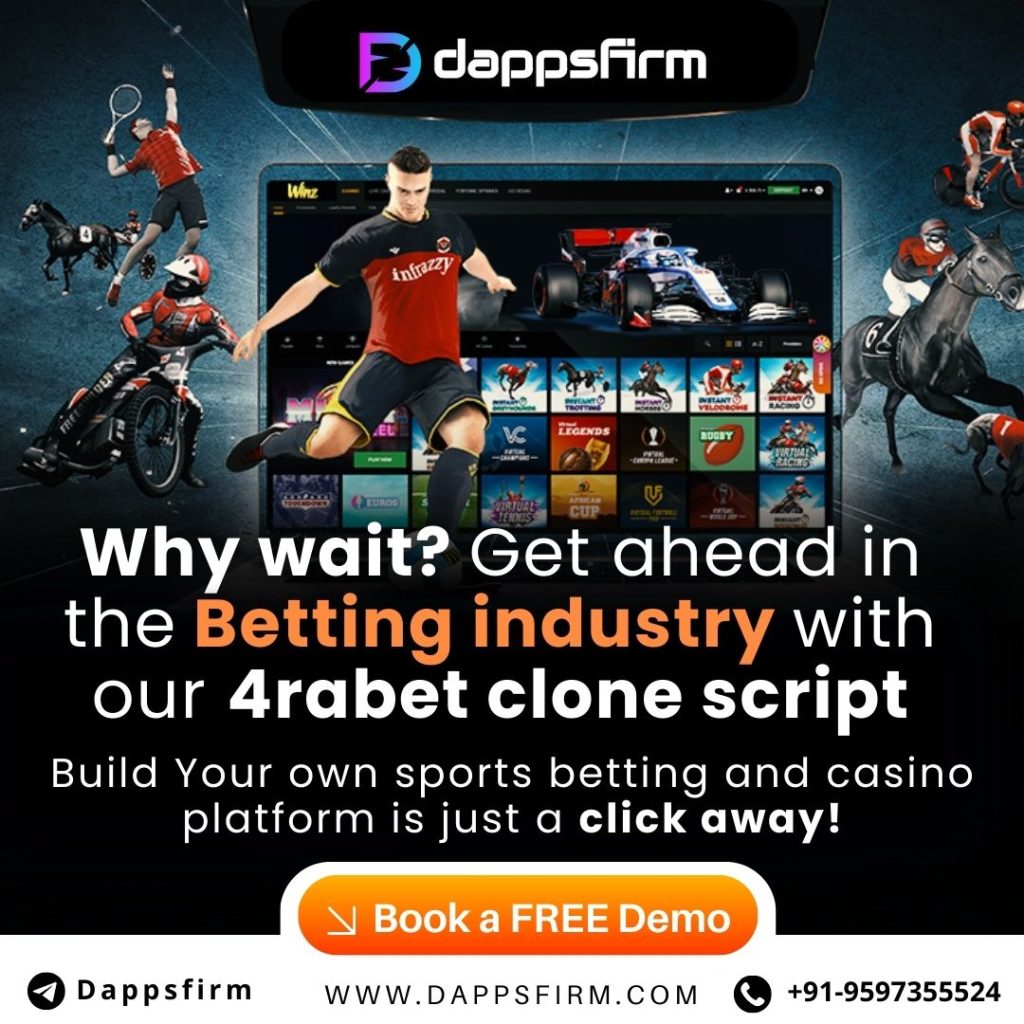 Scale Your Sports Betting Business with Our Customizable 4rabet Clone App Scale Your Sports Betting Business with Our Customizable 4rabet Clone App