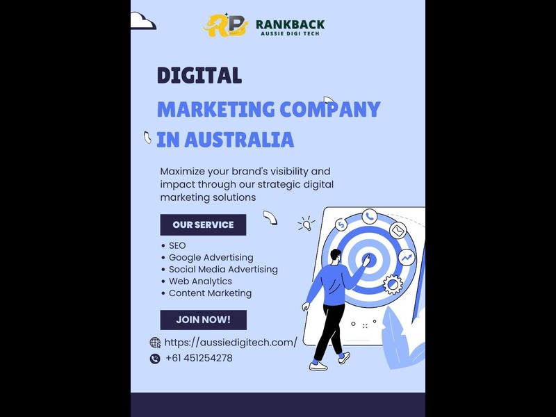 Digital Marketing Company in Australia-RankBack Aussie Digi Tech