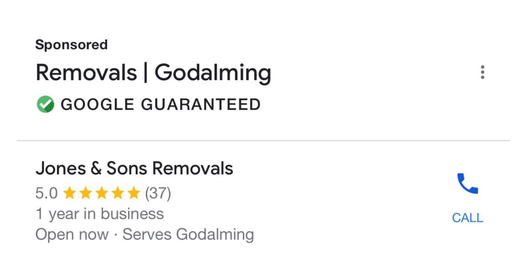Google Guaranteed Google Guaranteed