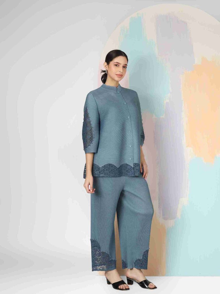 pleated co ord set india pleated co ord set india