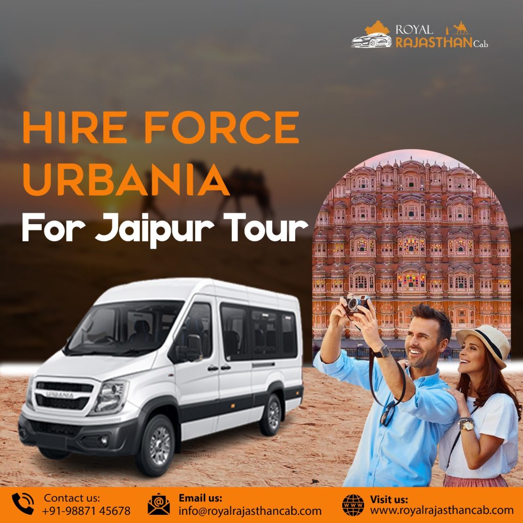 Urbania Tempo Traveller Rental in Jaipur – Book Now!