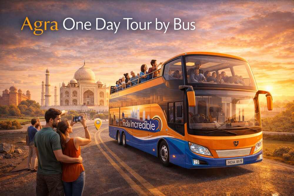 Most Taken Agra One Day Tour by bus in India