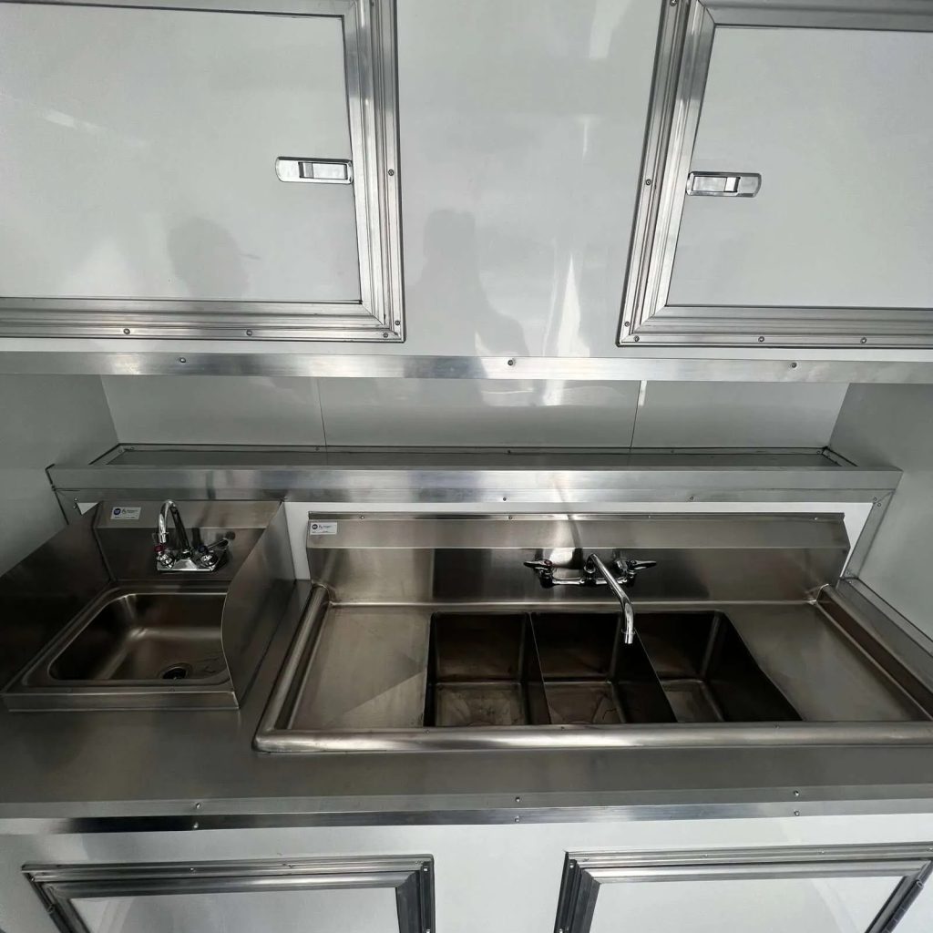 Silver Frost Blackout Cargo Trailer For Sale | Collins Custom Cargo