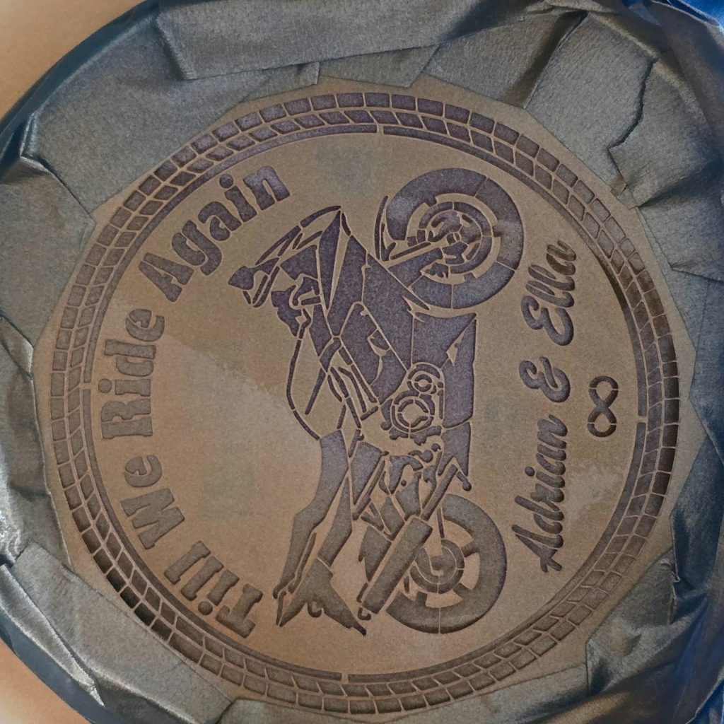 Create striking designs with personalised spray stencil designs