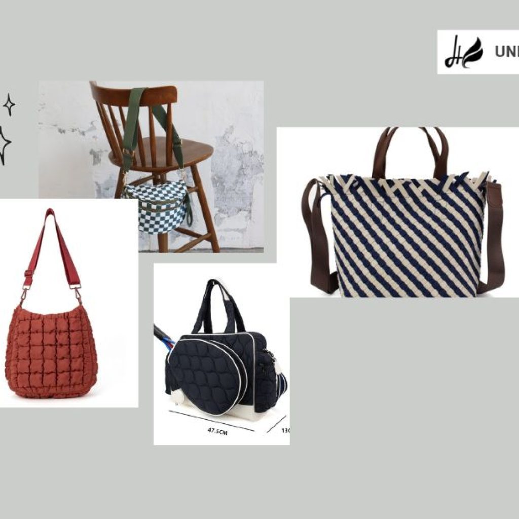 Stay organised with stylish bags featuring smart compartments