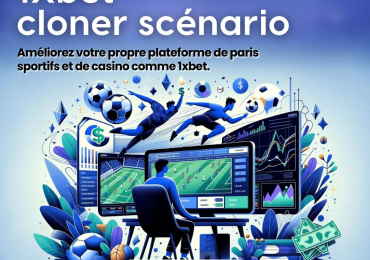 Logiciel clone 1xBet complet avec bonus, tournois et contrôle admin