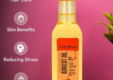 Aayurja Apricot Oil Benefits for Skin Hair & Body