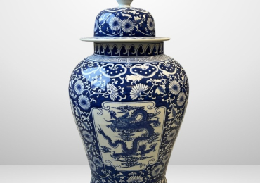 Buy hand painted ginger jars at Manoir Group.