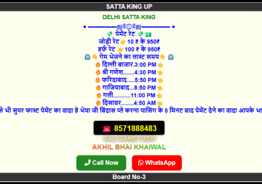 Real-time outcomes now posted on Satta gaziyabad tools