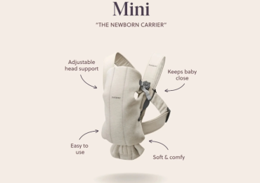 Comfortable and Supportive BabyBjorn Mini Carrier for Newborns